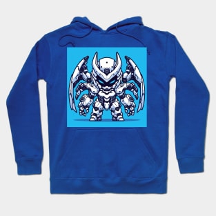 Chibi SpiderRobo White Armor Hoodie